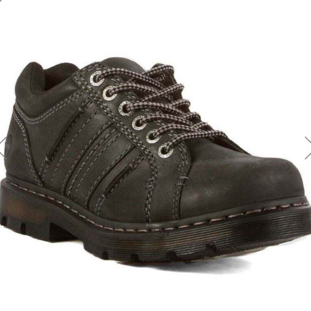 Men’s Dr. Martens Harrison Shoe in Black/Grey - Size 12